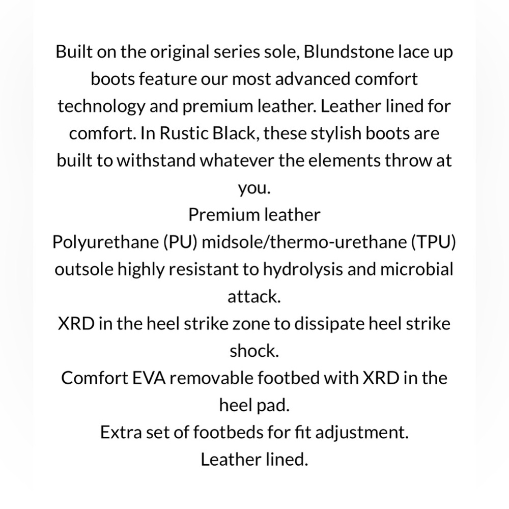 Blundstones Women’s Leather Lined Lace Up Boots - Picture 11 of 11